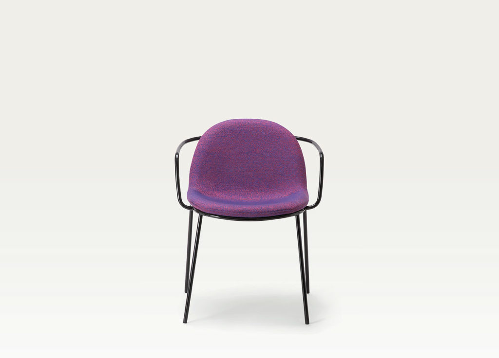 ODILE CHAIR WITH ARMS 018 SLB | Verti
